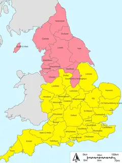 Historical development of Church of England dioceses