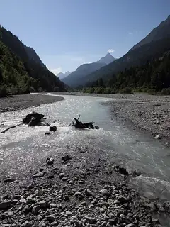 Alluvial river
