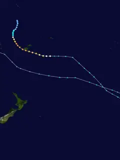 Timeline of the 1990–91 South Pacific cyclone season