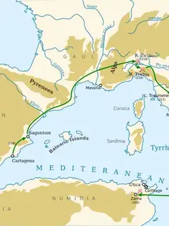 Passage des Alpes par Hannibal