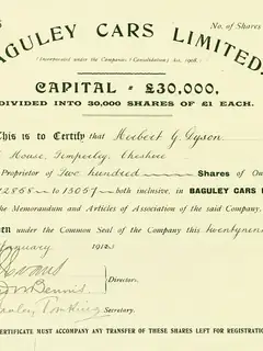 Baguley Cars Ltd