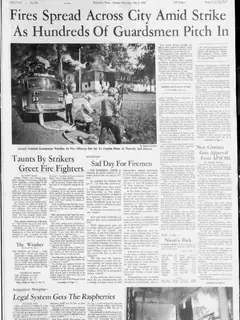 1978 Memphis fire and police strikes