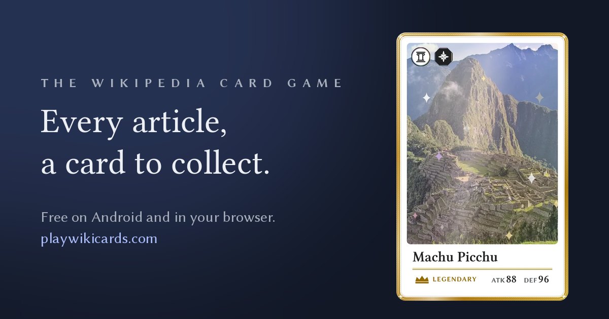 How the WikiCards quizzes are made from Wikidata, and what broke ...