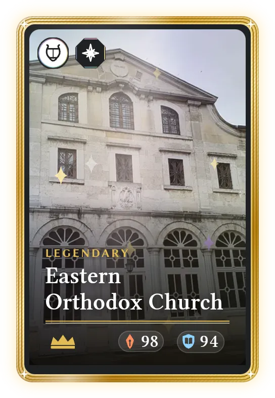 Eastern Orthodox Church, Legendary, ATK 98, DEF 94