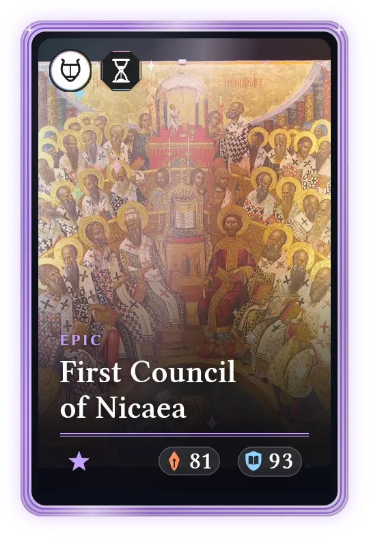 First Council of Nicaea, Epic, ATK 81, DEF 93