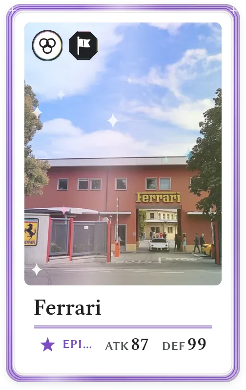 Ferrari, Epic, ATK 87, DEF 99