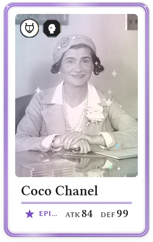 Coco Chanel, Epic, ATK 84, DEF 99
