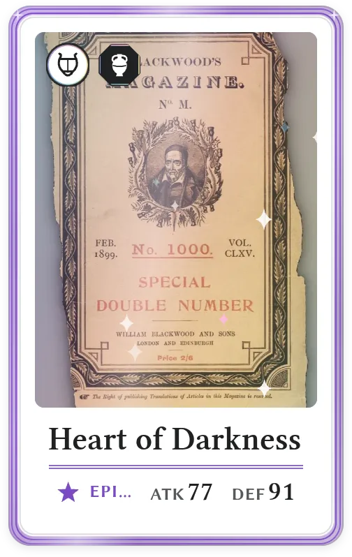 Heart of Darkness, Epic, ATK 77, DEF 91