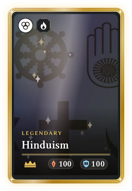 Hinduism, Legendary, ATK 100, DEF 100