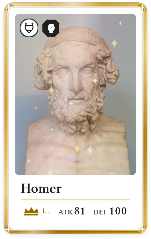 Homer, Legendary, ATK 81, DEF 100