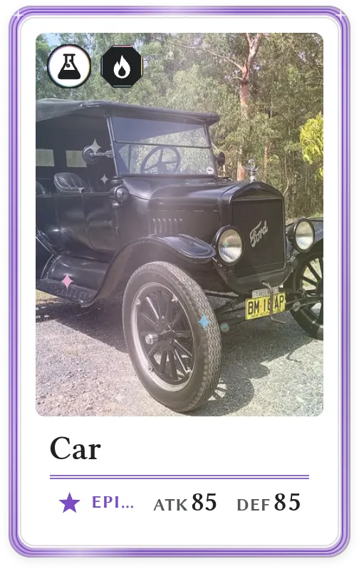 Car, Epic, ATK 85, DEF 85