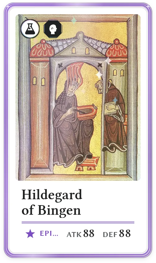 Hildegard of Bingen, Epic, ATK 88, DEF 88