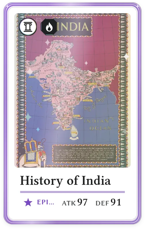 History of India, Epic, ATK 97, DEF 91