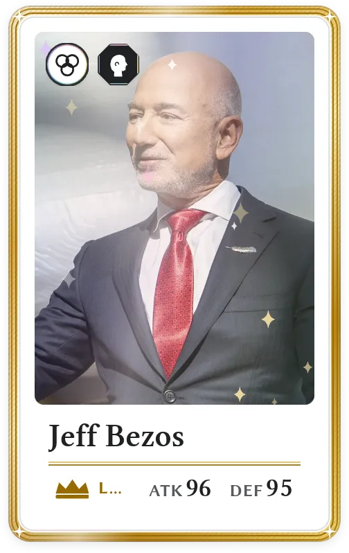 Jeff Bezos, Legendary, ATK 96, DEF 95