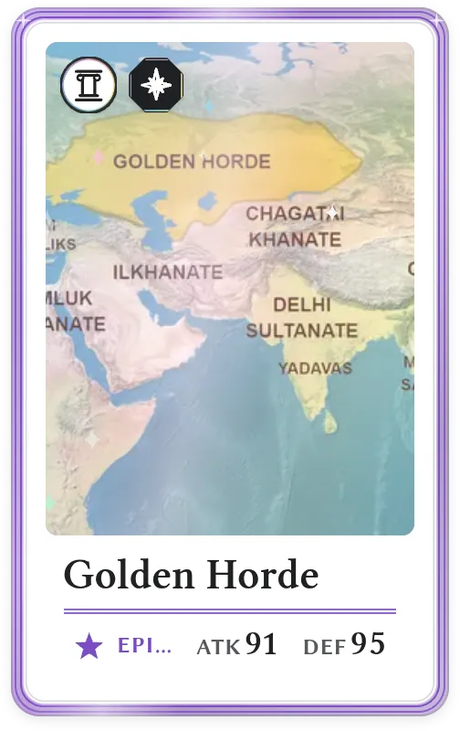 Golden Horde, Epic, ATK 91, DEF 95