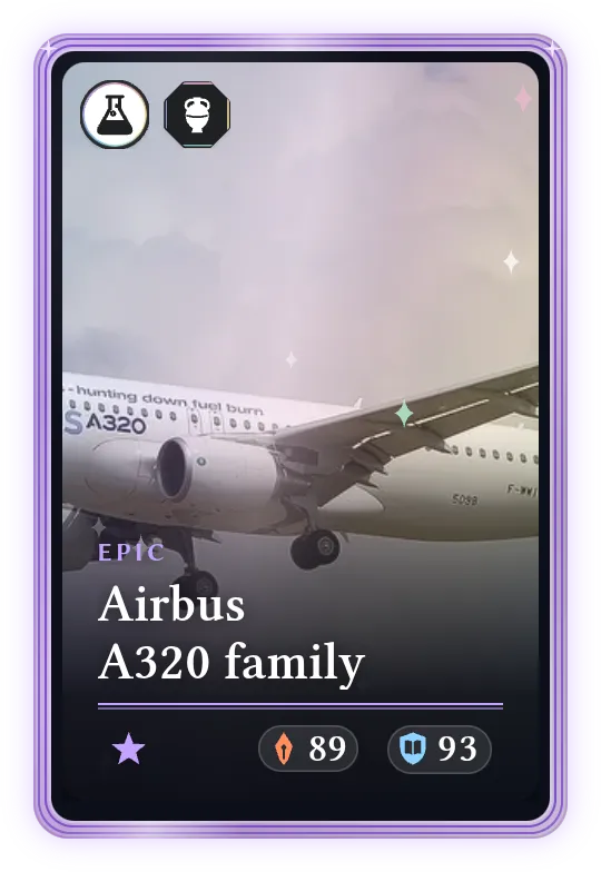 Airbus A320 family, Epic, ATK 89, DEF 93