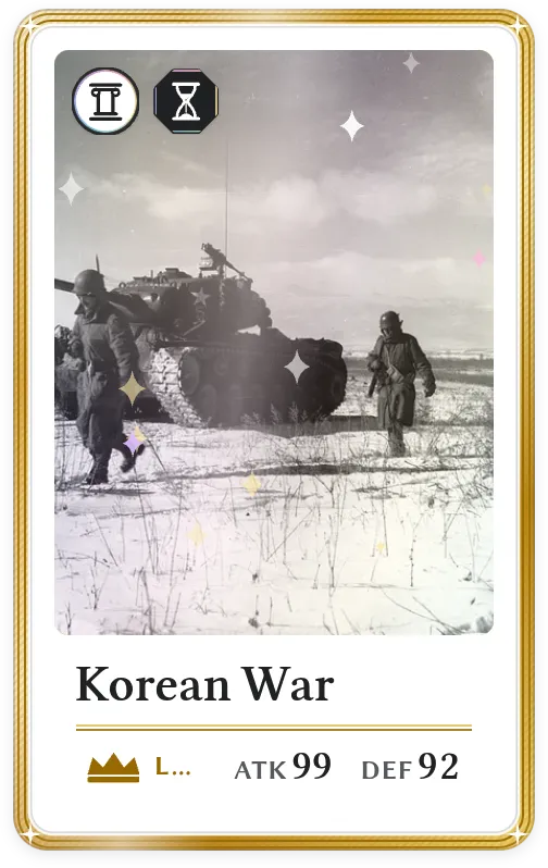 Korean War, Legendary, ATK 99, DEF 92