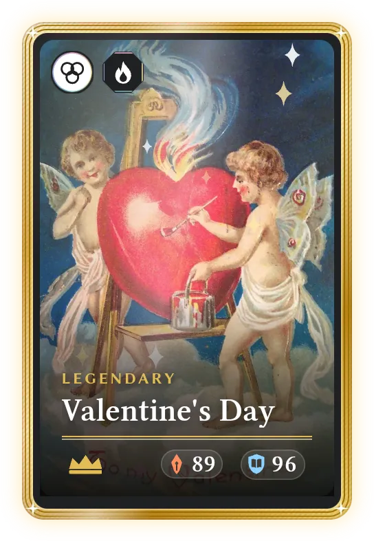 Valentine's Day, Legendary, ATK 89, DEF 96