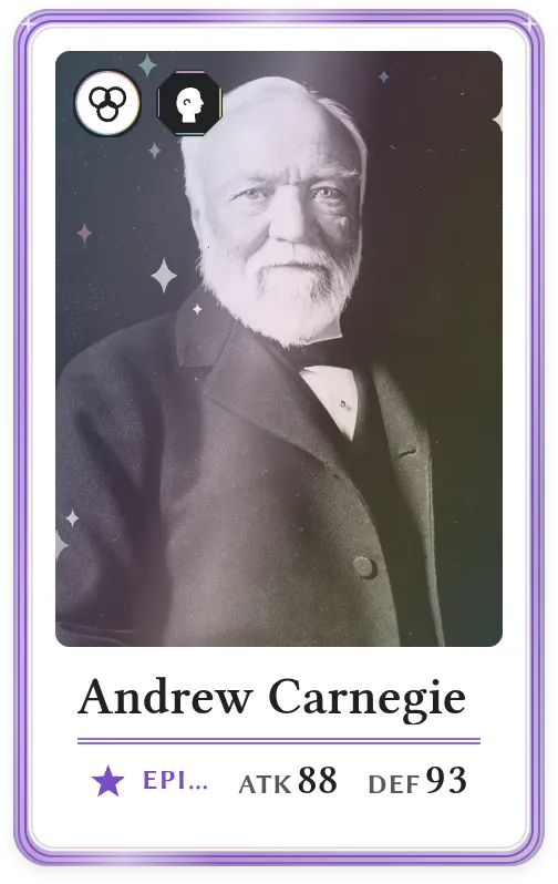 Andrew Carnegie, Epic, ATK 88, DEF 93