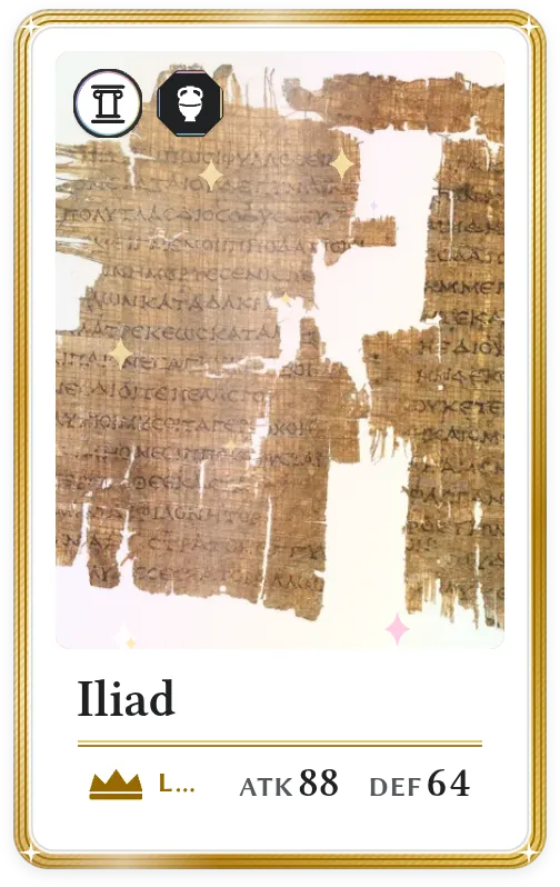 Iliad, Legendary, ATK 88, DEF 64