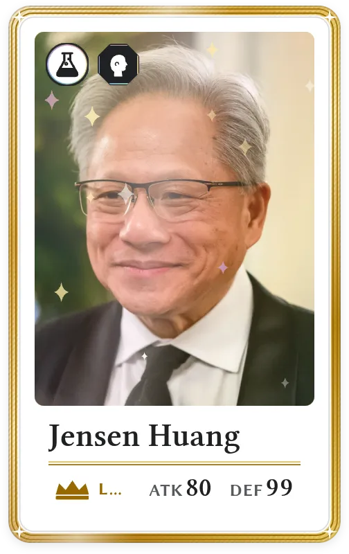 Jensen Huang, Legendary, ATK 80, DEF 99