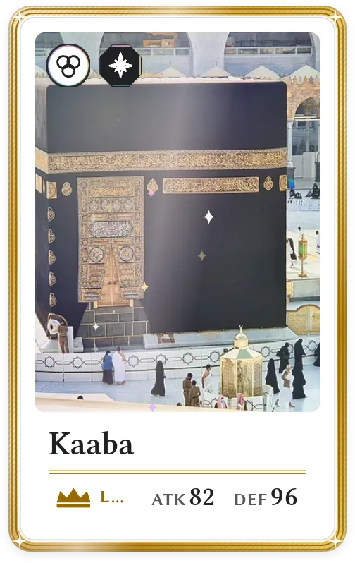 Kaaba, Legendary, ATK 82, DEF 96