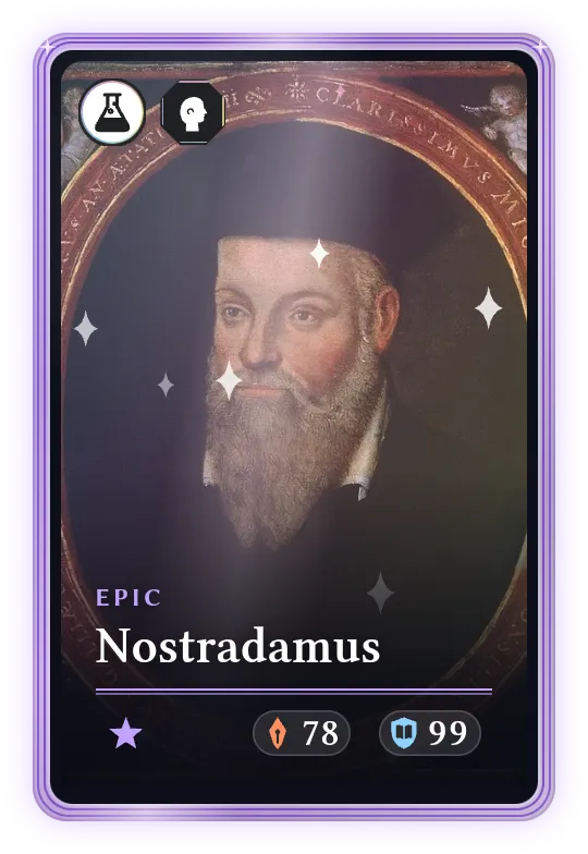 Nostradamus, Epic, ATK 78, DEF 99
