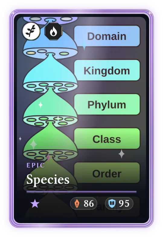 Species, Epic, ATK 86, DEF 95
