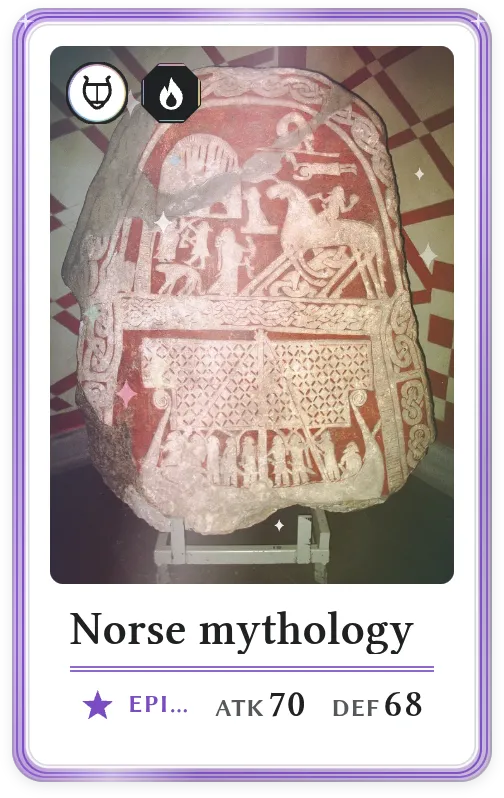 Norse mythology, Epic, ATK 70, DEF 68