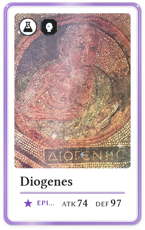 Diogenes, Epic, ATK 74, DEF 97