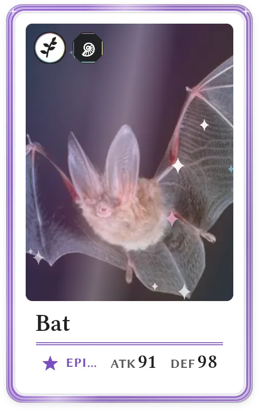 Bat, Epic, ATK 91, DEF 98