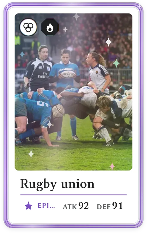 Rugby union, Epic, ATK 92, DEF 91