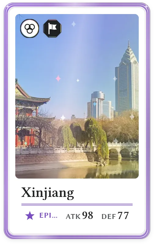 Xinjiang, Epic, ATK 98, DEF 77