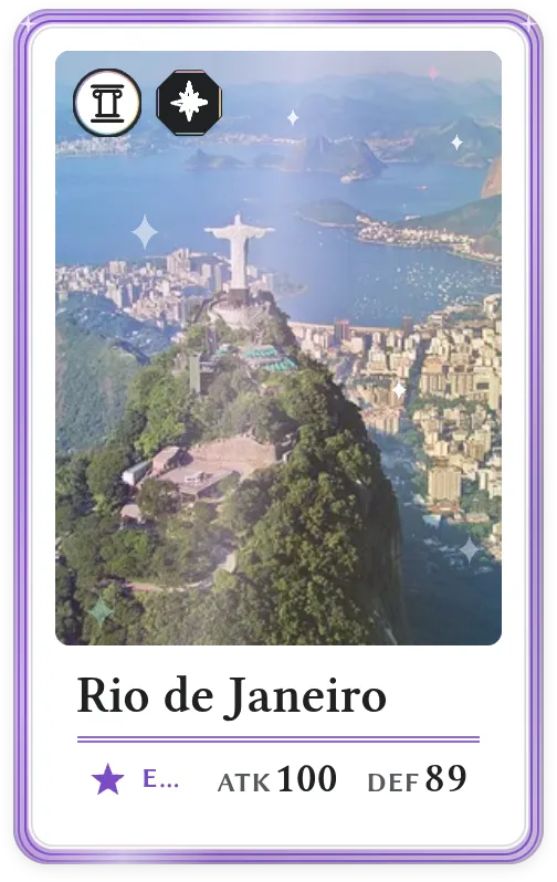 Rio de Janeiro, Epic, ATK 100, DEF 89