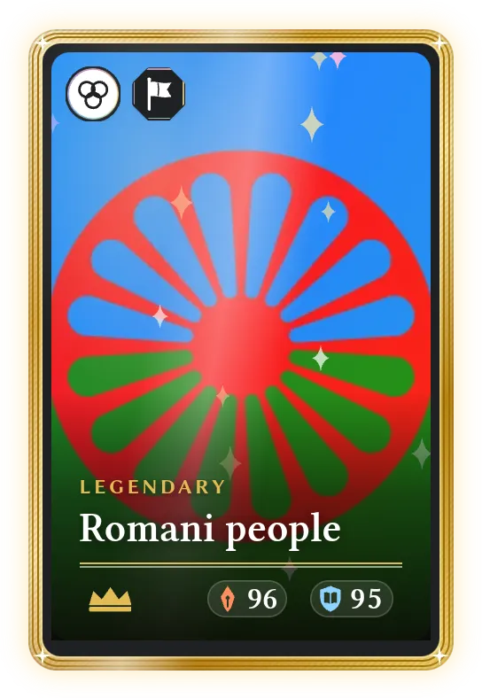 Romani people, Legendary, ATK 96, DEF 95