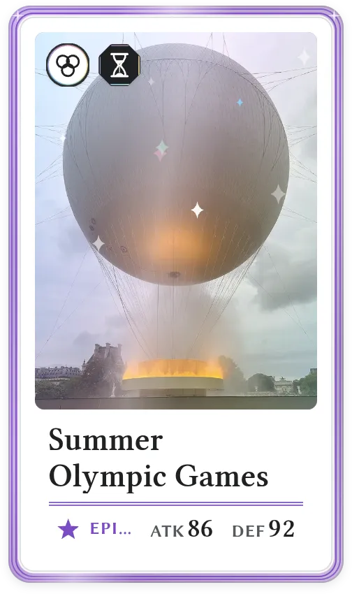 Summer Olympic Games, Epic, ATK 86, DEF 92