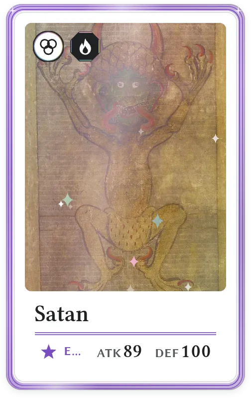 Satan, Epic, ATK 89, DEF 100