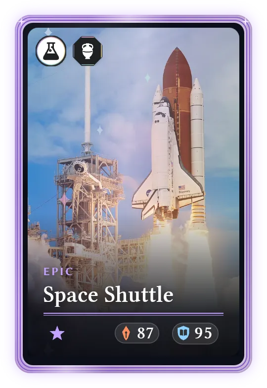 Space Shuttle, Epic, ATK 87, DEF 95