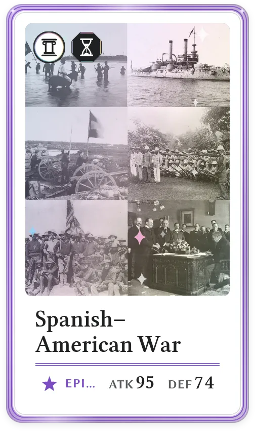Spanish–American War, Epic, ATK 95, DEF 74
