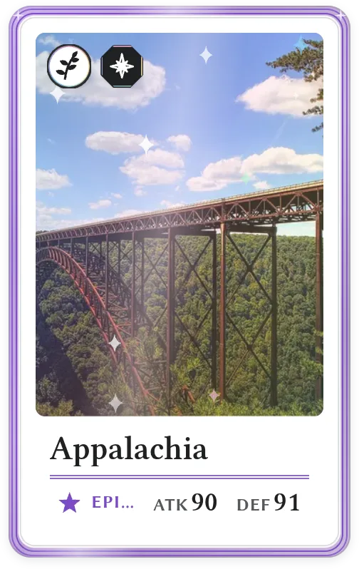 Appalachia, Epic, ATK 90, DEF 91