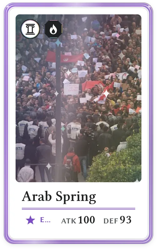 Arab Spring, Epic, ATK 100, DEF 93