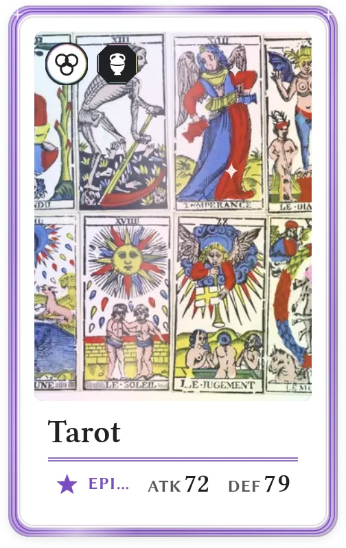 Tarot, Epic, ATK 72, DEF 79