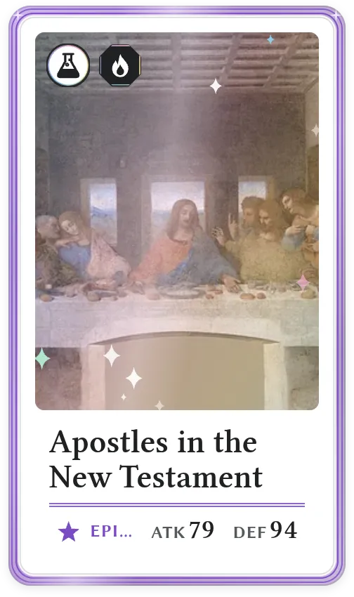 Apostles in the New Testament, Epic, ATK 79, DEF 94