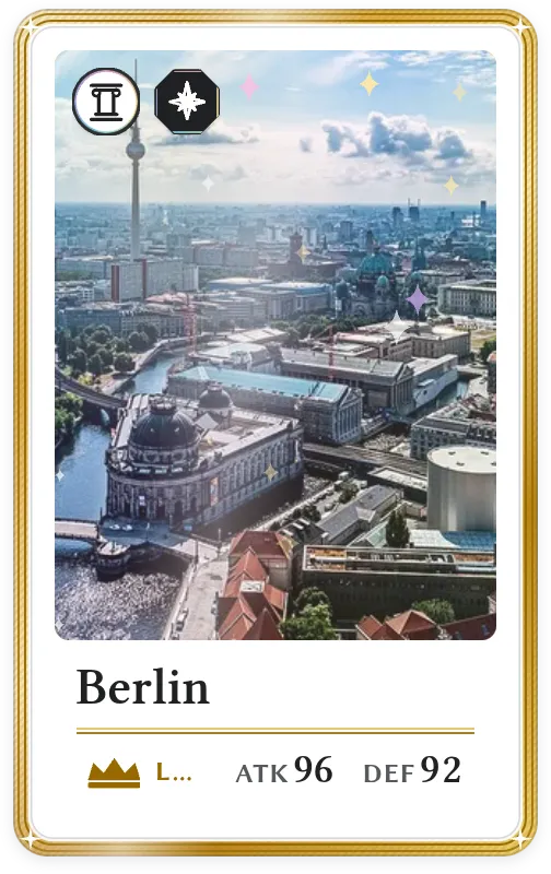 Berlin, Legendary, ATK 96, DEF 92