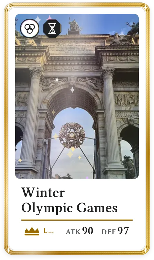 Winter Olympic Games, Legendary, ATK 90, DEF 97