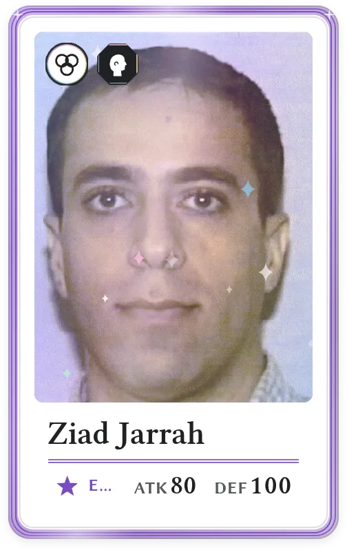 Ziad Jarrah, Epic, ATK 80, DEF 100