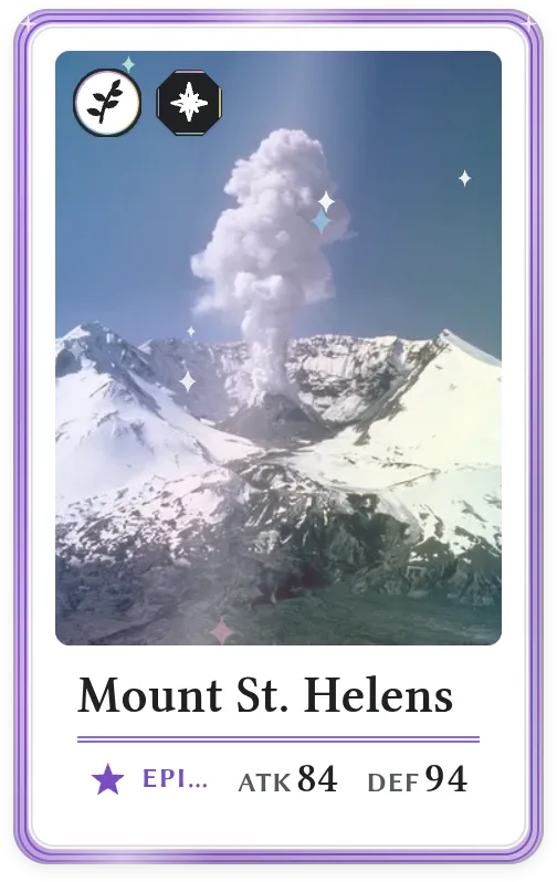 Mount St. Helens, Epic, ATK 84, DEF 94
