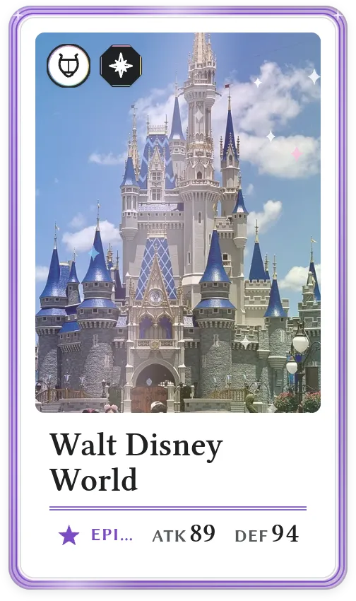 Walt Disney World, Epic, ATK 89, DEF 94
