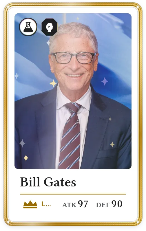 Bill Gates, Legendary, ATK 97, DEF 90