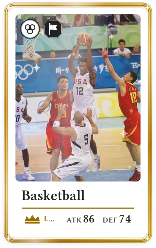 Basketball, Legendary, ATK 86, DEF 74